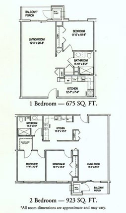 Bloomingdale Horizon floorplans